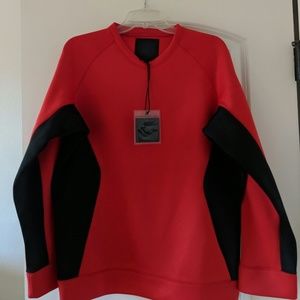 NWT RocNation Red & Blk Swtshirt sz L